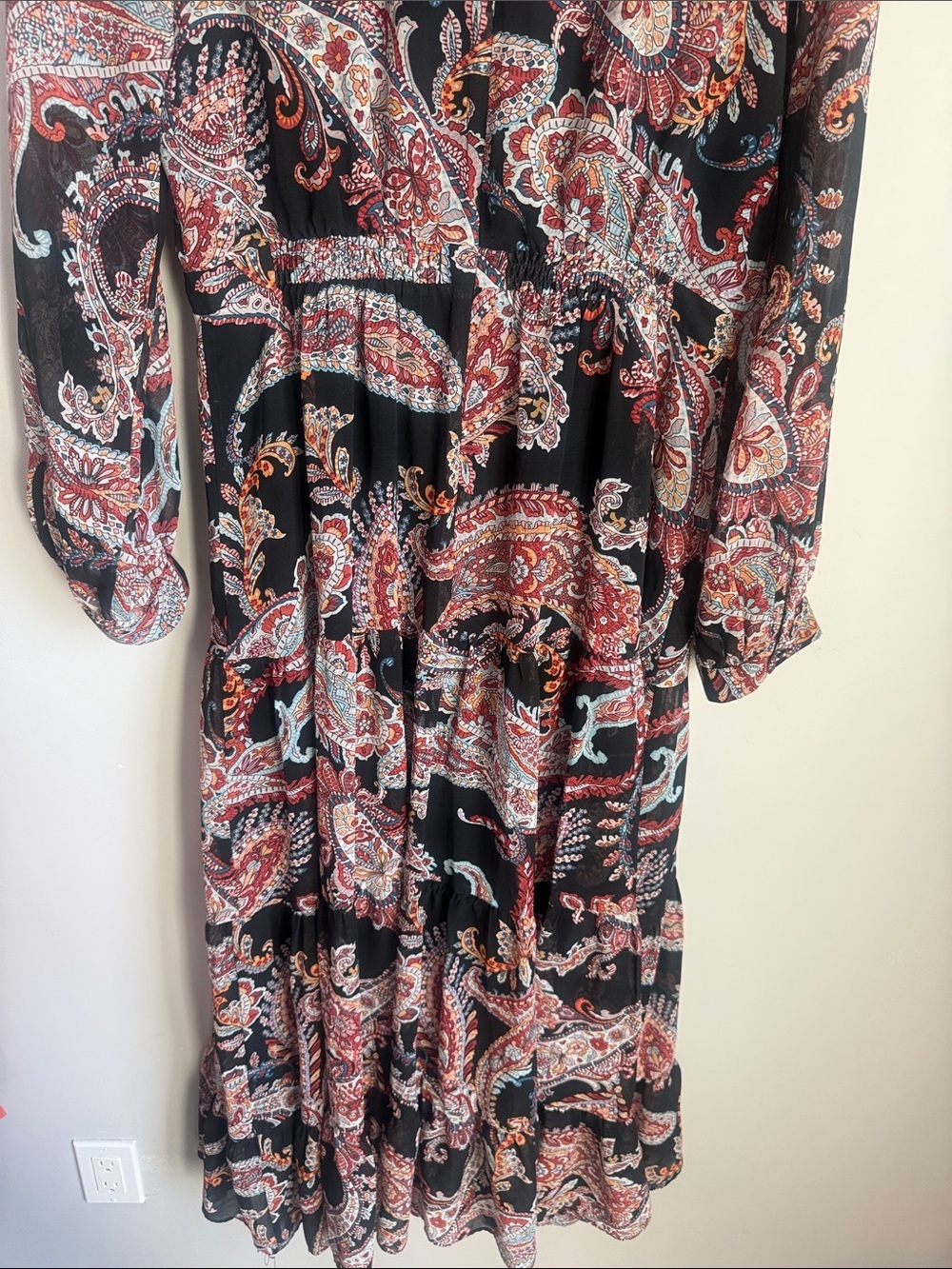 Anthropologie Paisley Maxi Dress 12 - Picture 10 of 10